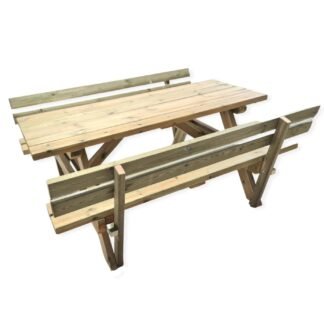 MESA DE PICNIC Mg MUNICH + RESPALDO - MA500024 + MA500025